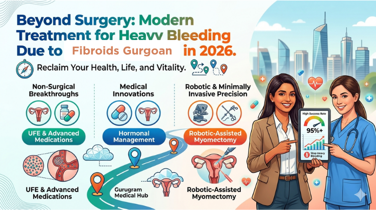 Treatment for Heavy Bleeding Due to Fibroids Gurgaon
