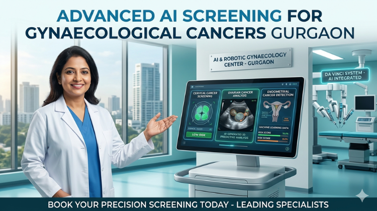 AI screening for gynaecological cancers Gurgaon