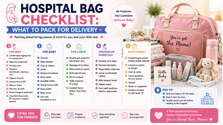 What to Pack for Delivery